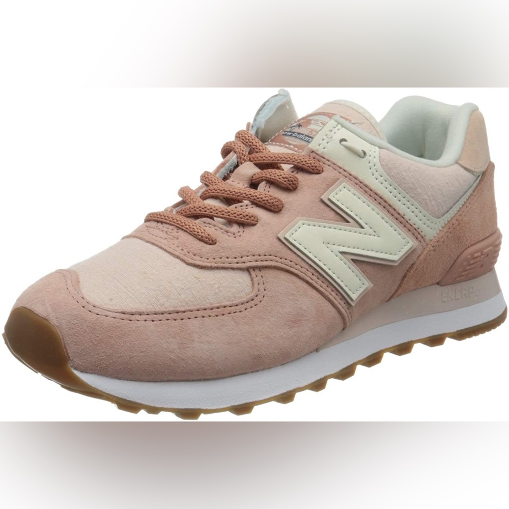 Pink New Balance 574 Sneakers